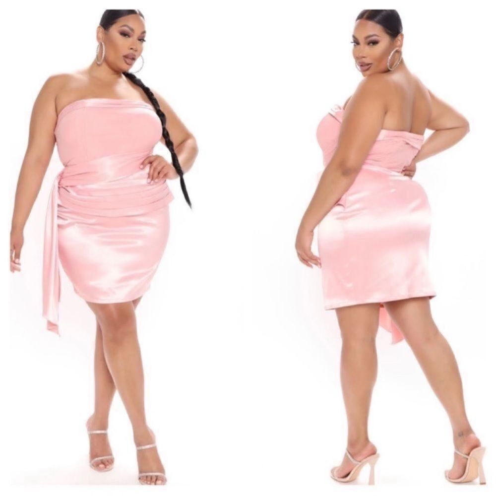 Fashion Nova Pink Mini Dress